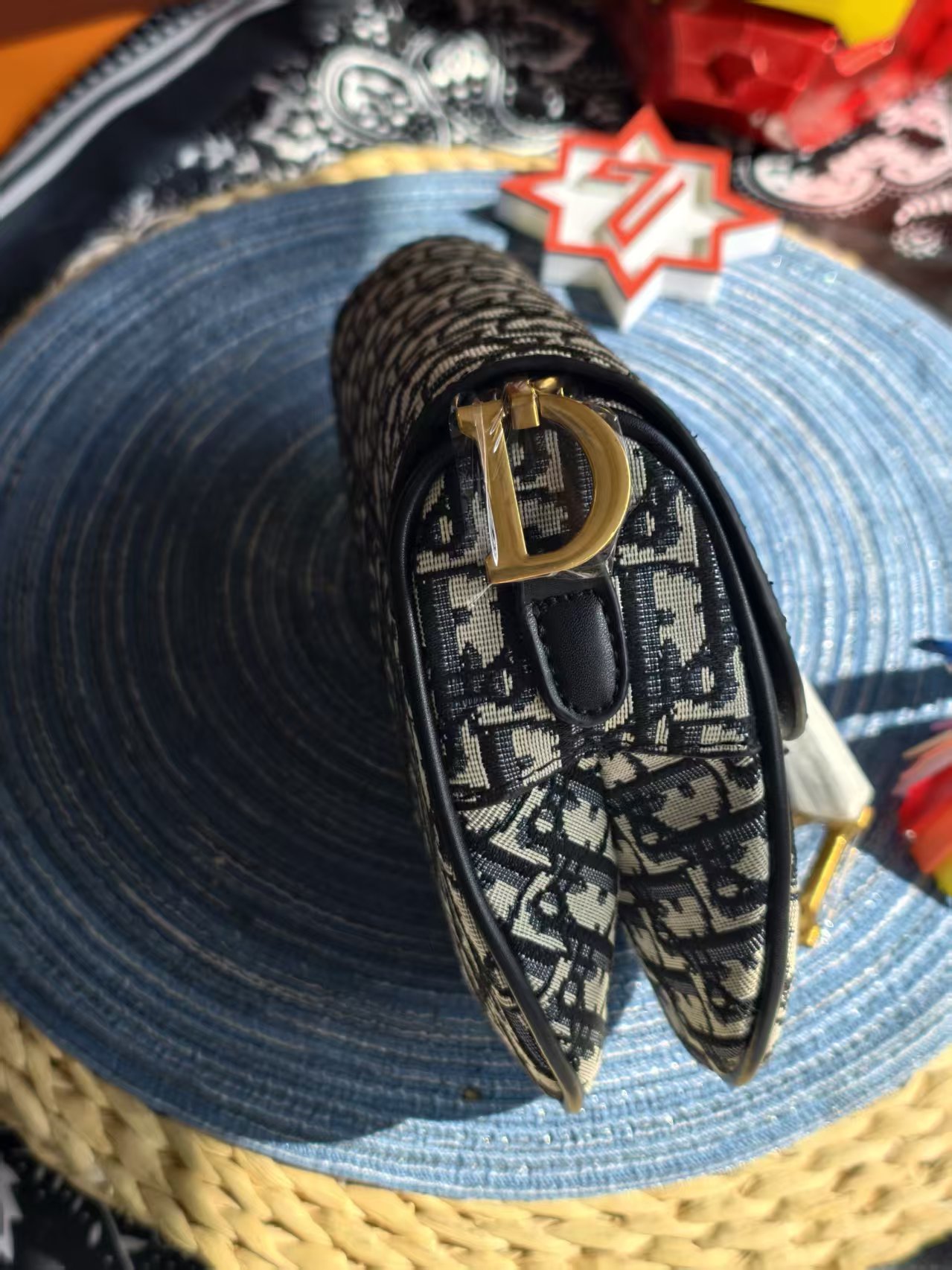 Dior Saddle Bag in Dior Oblique Jacquard gallery image 3