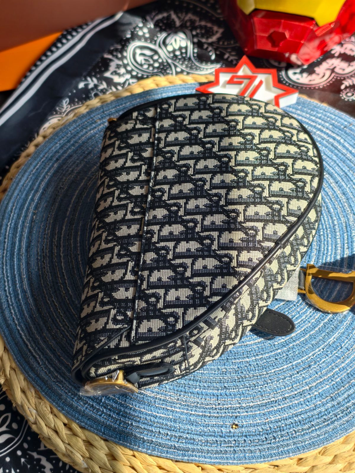Dior Saddle Bag in Dior Oblique Jacquard gallery image 5