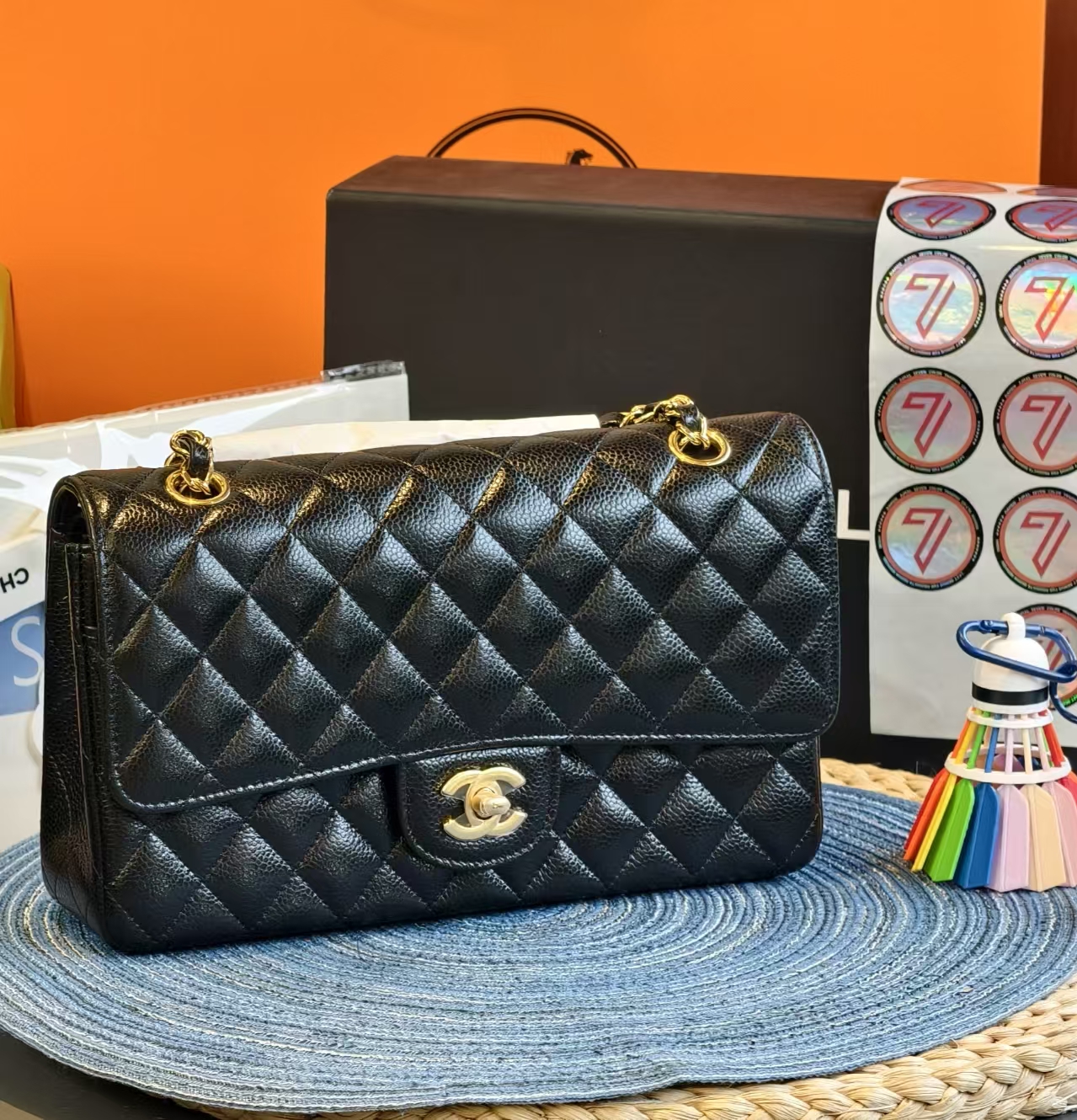 Chanel Classic 11.12 Medium Flap Bag - CAVIAR gallery image 3