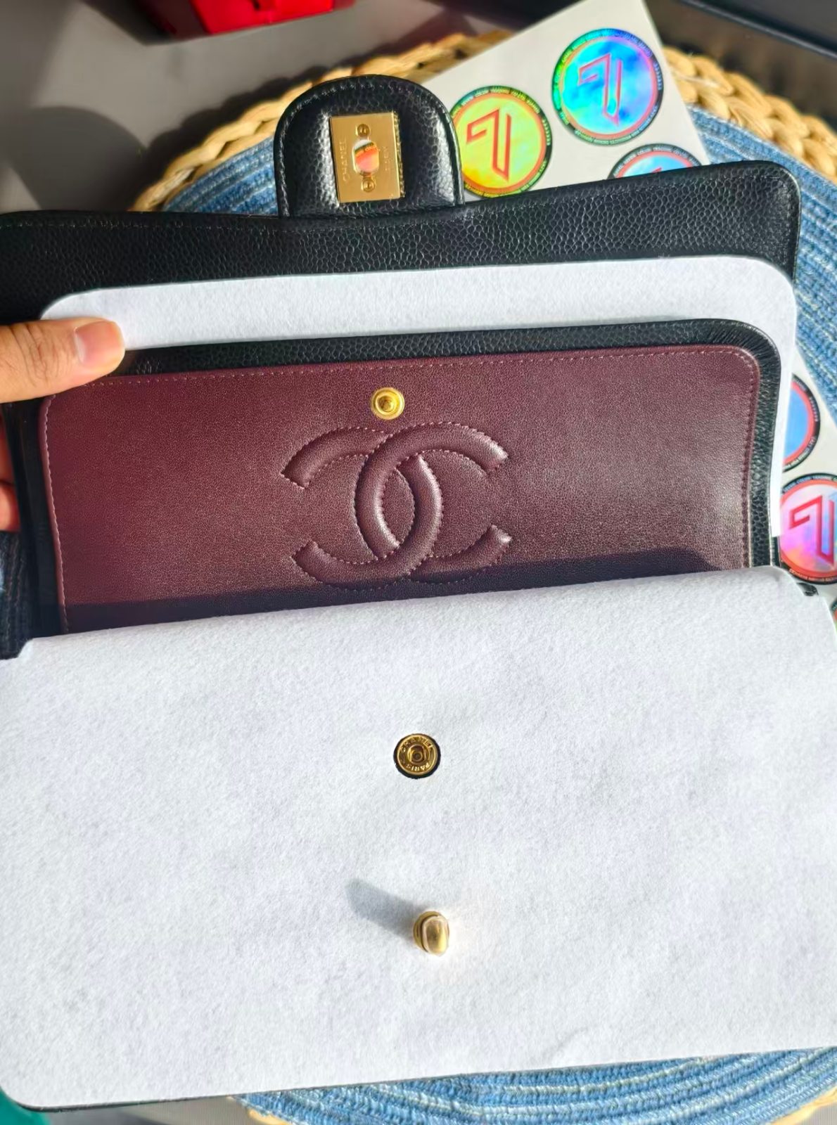Chanel Classic 11.12 Medium Flap Bag - CAVIAR gallery image 5