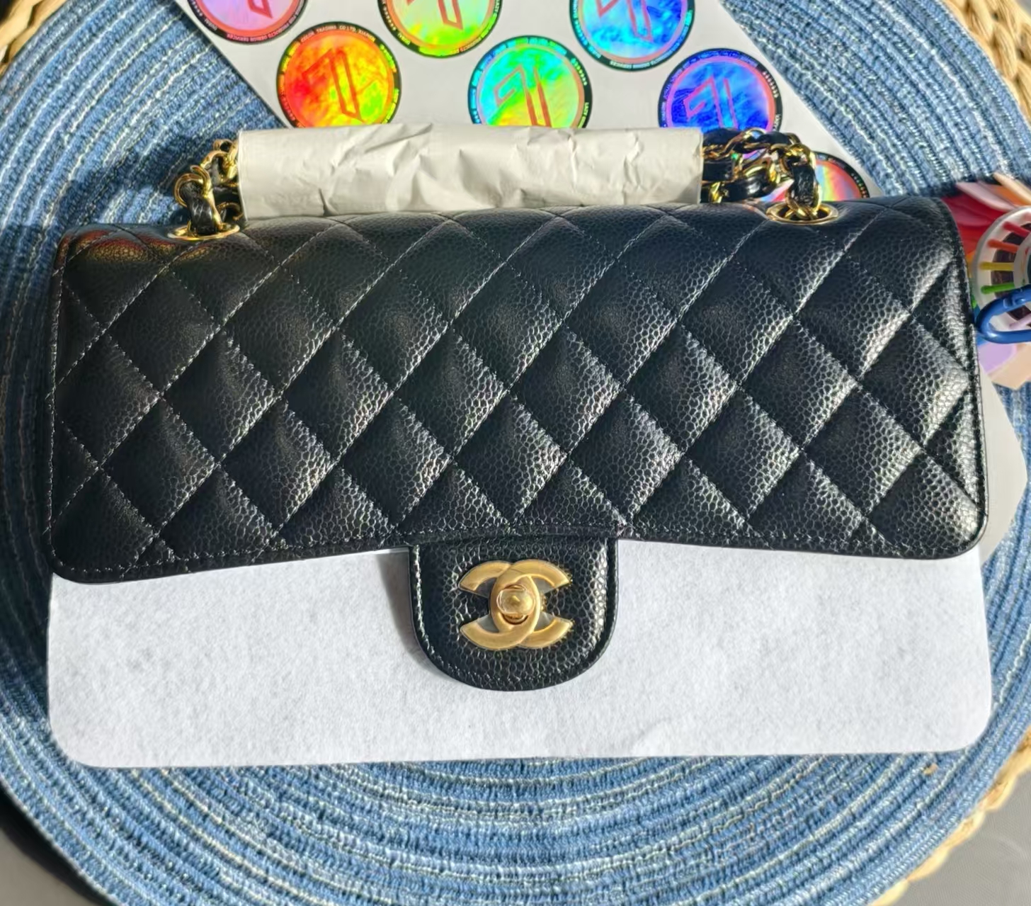 Chanel Classic 11.12 Medium Flap Bag - CAVIAR gallery image 6