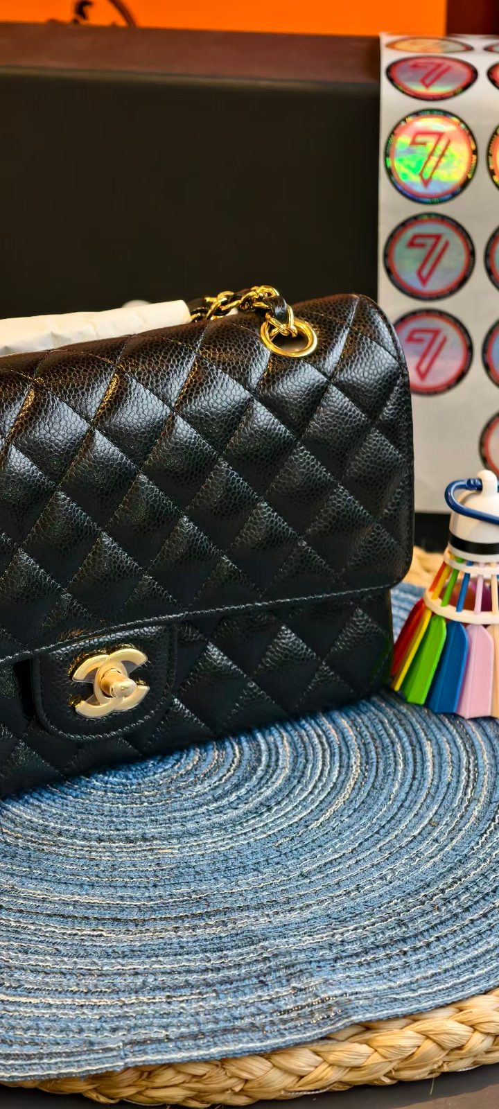 Chanel Classic 11.12 Medium Flap Bag - CAVIAR gallery image 8