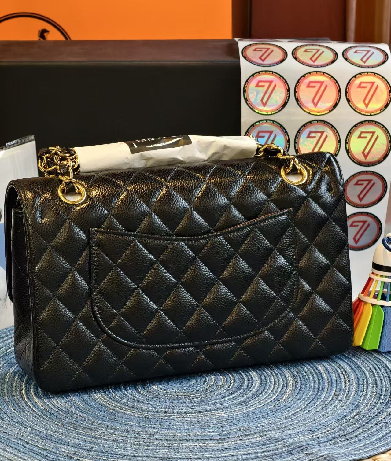 Chanel Classic 11.12 Medium Flap Bag - CAVIAR gallery image 9